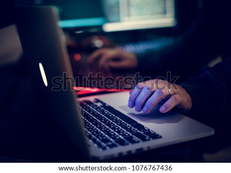 Diverse computer hacking shoot 