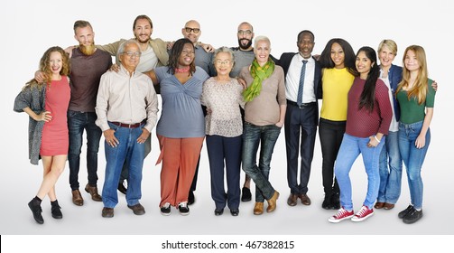 Diverse Group Of People Community Togetherness Concept