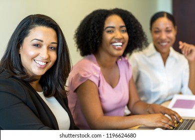 Diverse Group Of Women At Work.