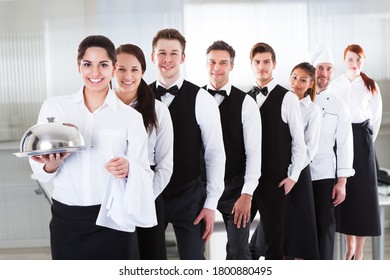 Diverse Hotel Staff And Hospitality Employee Group