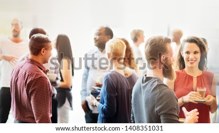 Diverse people at the office party
