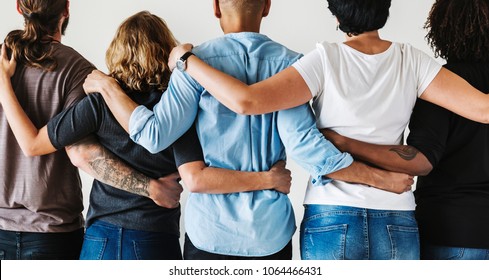 Diverse people with teamwork concept - Shutterstock ID 1064466431