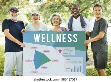 Diverse Senior People Wellness Concept