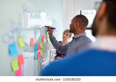 Diverse team of creative millennial coworkers in a startup brain - Powered by Shutterstock