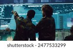 Diverse team of military personnel examining gathered information from CCTV satellite footage, transmitting crucial data to field troops. Army officers work on defense in command center. Camera A.