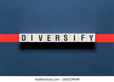 Diversify Word Concept On Cubes