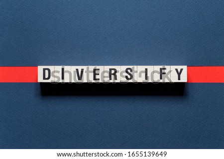 Diversify word concept on cubes