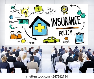 Diversity Business People Insurance Policy Seminar Stock Photo ...