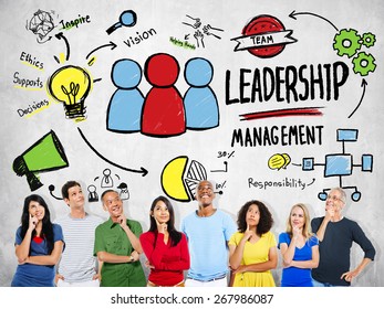 Diversity Casual People Leadership Management Team Stock Photo ...