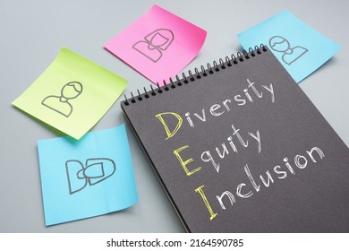 Diversity Equity Inclusion Dei Shown Using Stock Photo 2164590785 ...