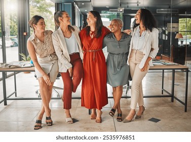 Diversity, fashion designer and team with business people in office for visual merchandiser, support and empowerment. Creative director, collaboration and planning with women group for startup - Powered by Shutterstock