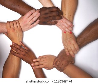 racial equality hands