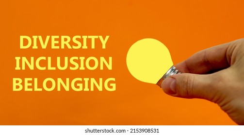 Diversity Inclusion Belonging Symbol Businessman Holds Stock Photo ...