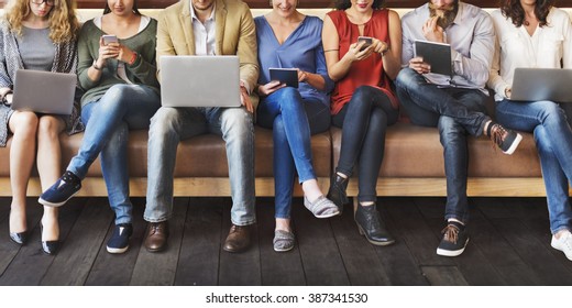 Diversity People Connection Digital Devices Browsing Concept - Powered by Shutterstock