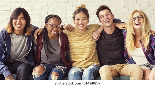 Diversity Students Friends Happiness Concept - Shutterstock ID 514148989
