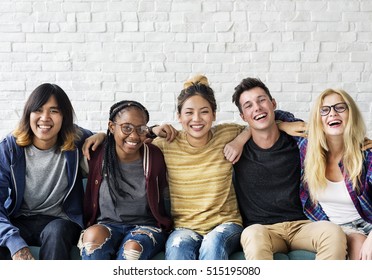 Diversity Students Friends Happiness Concept - Shutterstock ID 515195080