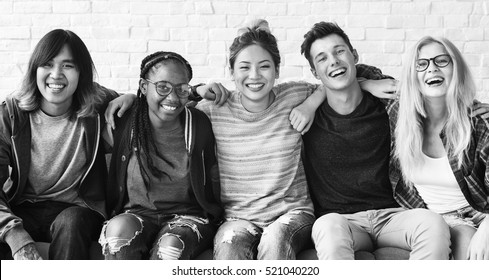 Diversity Students Friends Happiness Concept - Shutterstock ID 521040220