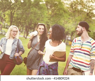 Diversity Teenager Freundschaft Teamkonzept