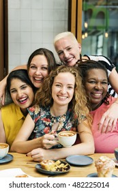 Diversity Women Socialize Unity Together Concept