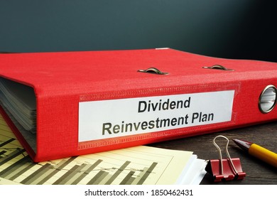Dividend Reinvestment Plan DRIP in the red folder.