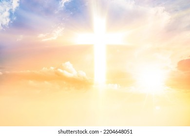 divine intervention concept on heavenly sky - Shutterstock ID 2204648051