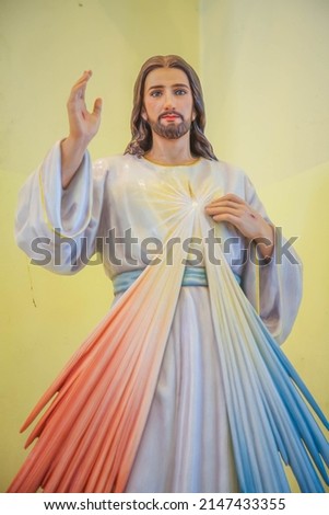 Divine Mercy Jesus religious statue