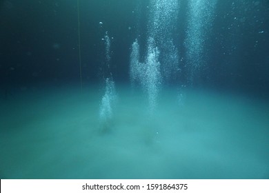 Diving In Angelita Cenote, Yucatan Mexico