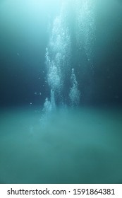 Diving In Angelita Cenote, Yucatan Mexico