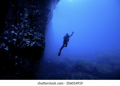 Diving The Blue Hole In Malta