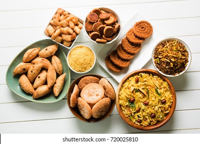 Diwali Food /snacks / Sweets, Selective Focus