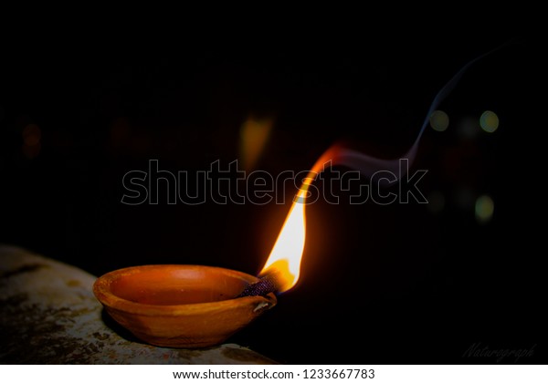 Diwali Oil Lamp Kathmandu Nepal Stock Photo 1233667783 | Shutterstock