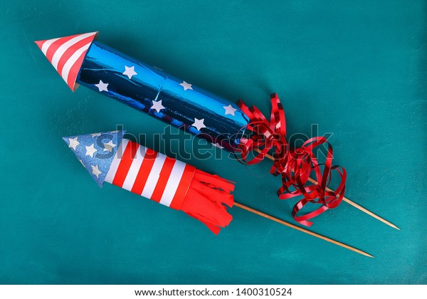 Diy 4th July Petard Toilet Sleeve Stock Photo Edit Now 1400310524