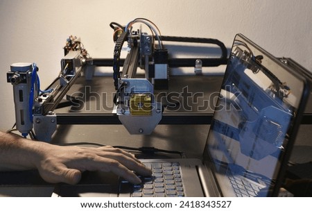 DIY Computer Numeric Control laser engraving machine