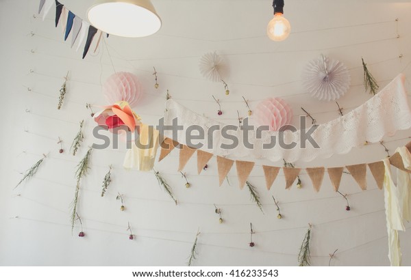 Diy Decoration Birthday Party Stock Photo Edit Now 416233543