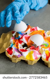 DIY Easter Egg Decorating: Creative Marbleized Technique Using Shaving Cream