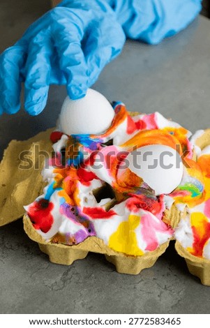 DIY Easter Egg Decorating: Creative Marbleized Technique Using Shaving Cream