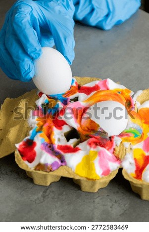 DIY Easter Egg Decorating: Creative Marbleized Technique Using Shaving Cream