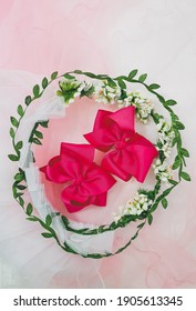 DIY Fuchsia Grosgrain Ribbon Hair Clip