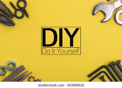 DIY image, tools - Shutterstock ID 453509632