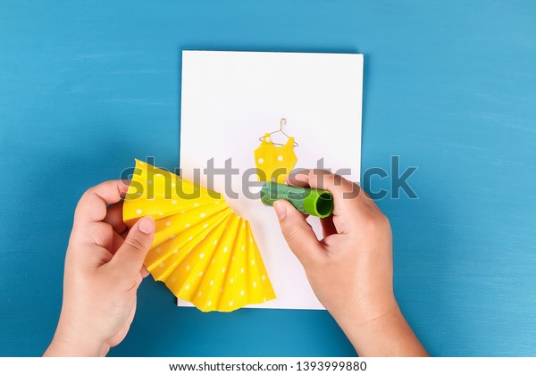 Diy Mothers Day Greeting Card Paper Stock Photo Edit Now