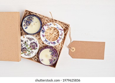 DIY Scented Soy Wax Sachet With Botanicals And Essencial Oils. Natural Handmade Air Freshener