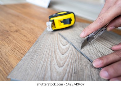 DIY Vinyl Flooring Installation Easy To Cutting By Cutter