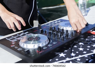 DJ close up