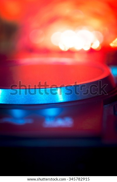 Dj Console Cd Mp4 Deejay Mixing Royalty Free Stock Image