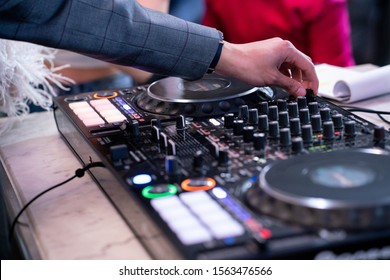 Dj Hands On Stage Mixing Disc Stock Photo 1563476566 | Shutterstock