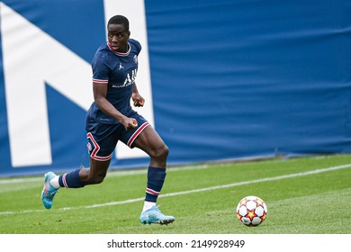 Djeidi Gassama During A UEFA Youth League (U19) Football Match Between Paris Saint-Germain (PSG) And RB Salzburg (FC) On March 16, 2022 In Saint-Germain-en-Laye, France.