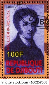 DJIBOUTI - CIRCA 2010: A Stamp Printed By Djibouti, Shows Explorer, William John Burchell, Circa 2010