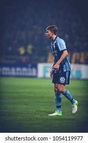 Djurgarden Midfielder Jonathan Augustinsson Takes Shot Stock Photo Edit Now 1054119977