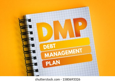 DMP - Debt Management Plan Acronym, Business Concept