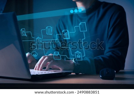 DMS document Management System are Smart office paperless, technology software for management document, professional, digital, electronic document, Cloud service
